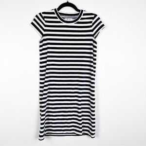 Madewell Stripes Velour Tee Shirt‎ Dress Sz XXS